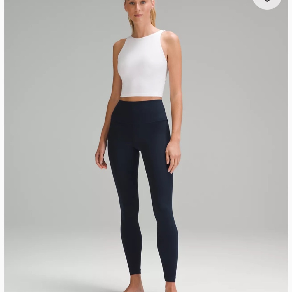 Women's Navy High-Waisted Leggings